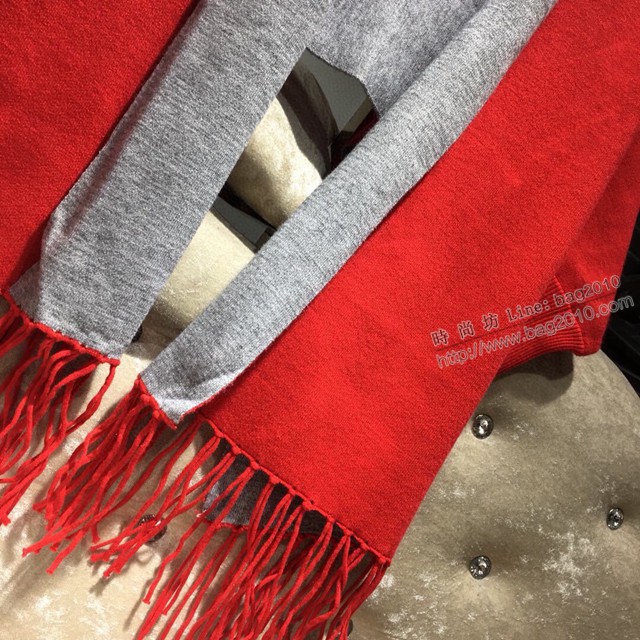Burberry冬季新款均碼披肩 巴寶莉2021新款羊毛進口包芯紗圍巾披肩  mmj1446